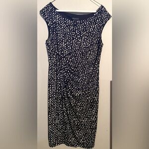 Connected apparel size 14 black and white dress